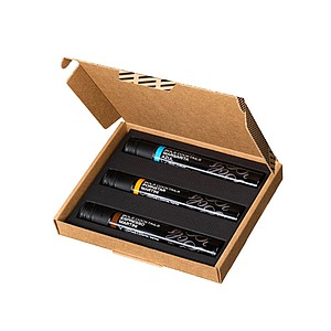 Degustační sada 3 koktejlů ve 100 ml zkumavkách z recyklovaného plastu (Pornstar Martini, Espresso Martini and Margarita Azul) - reklamní předměty