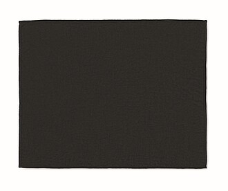 Deka 120x150cm, RPET fleece, černá