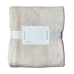 Deka OLIMA CORAL FLEECE BLANKET, sv. šedohnědá
