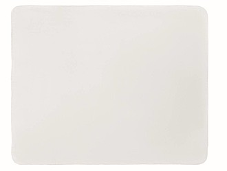 Deka RPET fleece, 120x150 cm, biela