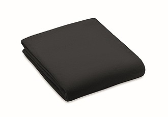 Deka RPET fleece, 120x150 cm, čierna