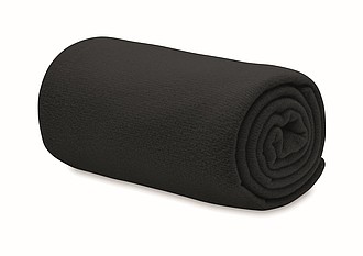 Deka RPET fleece, 120x150 cm, čierna