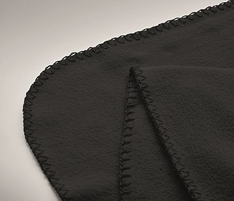 Deka RPET fleece, 120x150 cm, čierna