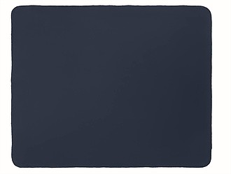 Deka RPET fleece, 120x150 cm, modrá