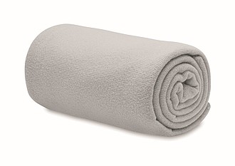 Deka RPET fleece, 120x150 cm, šedá