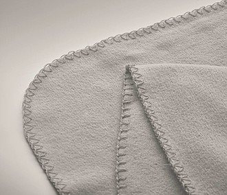 Deka RPET fleece, 120x150 cm, šedá