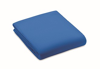 Deka RPET fleece, 120x150 cm, tmavomodrá