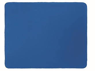 Deka RPET fleece, 120x150 cm, tmavomodrá