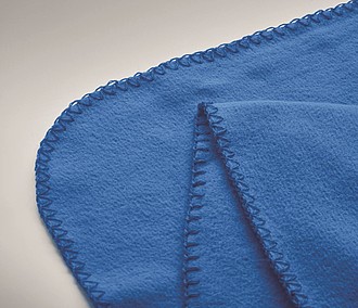 Deka RPET fleece, 120x150 cm, tmavomodrá