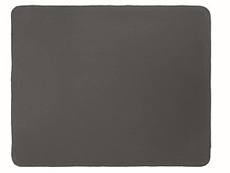 Deka RPET fleece, 120x150 cm, tmavošedá