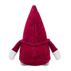 Dekorativní škřítek z plsti, červená