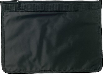 DELEGÁT nylonová taška na dokumenty, černá - reklamní předměty