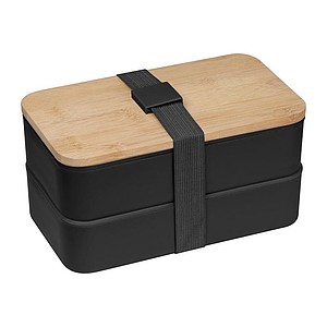 Dělený obědový box, černá