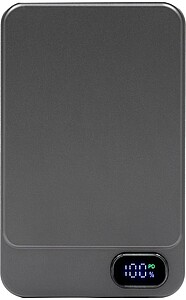 DENIA Bezdrôtová powerbanka BrandCharger s kapacitou batérie 5000 mAh, gun metal