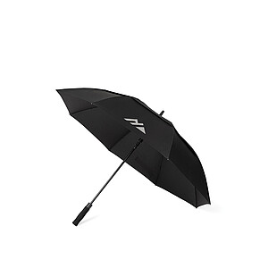 Deštník 27" Nordic Drift s UPF 50+ z RPET, černá