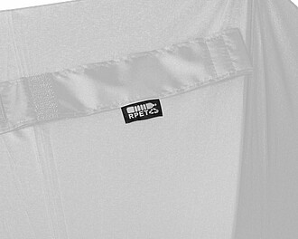 Deštník s bambusovou rukojetí, bílá