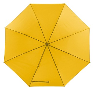 Deštník s pouzdrem, žlutá, pr. 125 cm