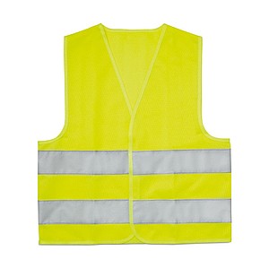 Detská bezpečnostná vesta, žltá