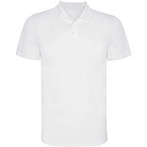 Dětská funkční polokošile s krátkým rukávem, ROLY MONZHA, bílá, vel. 12