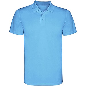 Dětská funkční polokošile s krátkým rukávem, ROLY MONZHA, tyrkysová, vel. 4