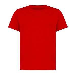 Detské tričko Iqoniq Koli, veľkosť 3/4 rokov, červená