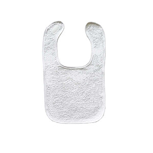 Dětský bryndák OLIMA BABY BIB TERRY, bílá
