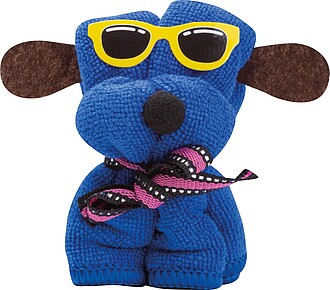 Dětský hadřík ve tvaru pejska, modrá