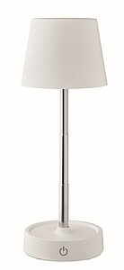 DIALUZ Dobíjacia výsuvná stolná USB lampa, biela