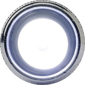 DIAMON Přívěsek na klíče a LED svítilnou, černá