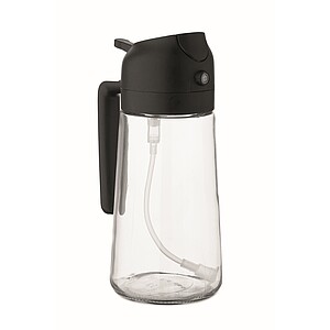 DIPPER Skleněný dávkovač oleje, 450 ml, černá