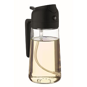 DIPPER Skleněný dávkovač oleje, 450 ml, černá