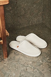 Domácí papuče, velikost L/XL, béžové