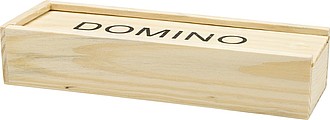 DOMINO Společenská hra, dřevěná krabička