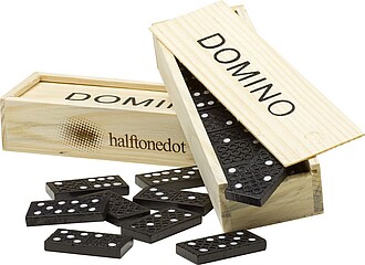 DOMINO Spoločenská hra, drevená krabička