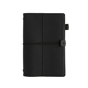 Doplnitelný zápisník Daily Notes Binder 3v1 z PU, černá