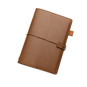 Doplňovateľný zápisník Daily Notes Binder 3v1 z PU, hnedá