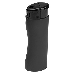DREMON Ergonomicky tvarovaný, plniteľný zapaľovač, čierna