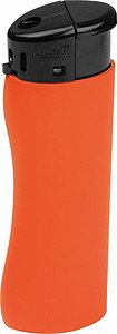 DREMON Ergonomicky tvarovaný, plniteľný zapaľovač, oranžový