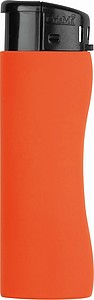 DREMON Ergonomicky tvarovaný, plniteľný zapaľovač, oranžový