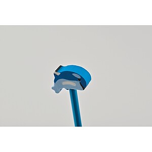 Dřevěná dětská tužka s gumou, tyrkysová