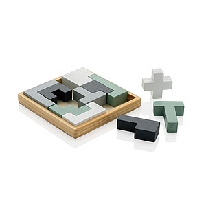 Drevená puzzle hlavolam