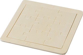 Drevené puzzle 9 dielikov, na potlač