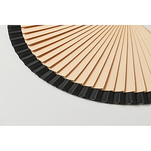 Dřevěný vějíř, černá