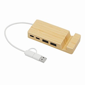 Držák na telefon, hnědá