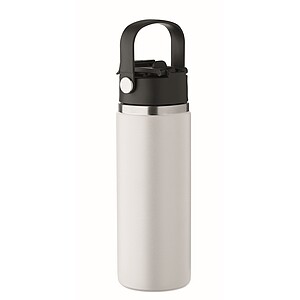 Dvojstenná fľaša 500 ml, biela