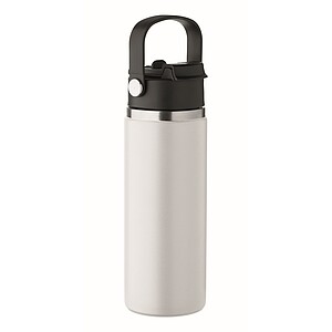 Dvojstenná fľaša 500 ml, biela