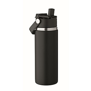 Dvojstenná fľaša 500 ml, čierna
