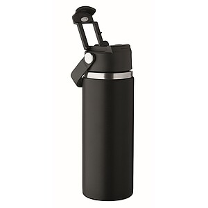 Dvojstenná fľaša 500 ml, čierna