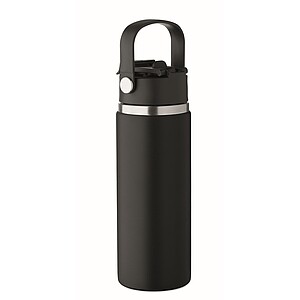 Dvojstenná fľaša 500 ml, čierna