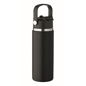 Dvojstenná fľaša 500 ml, čierna